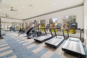 Fitness facility - Landing | Stylish 2BD, Clubhouse, Courtyard (Austin)