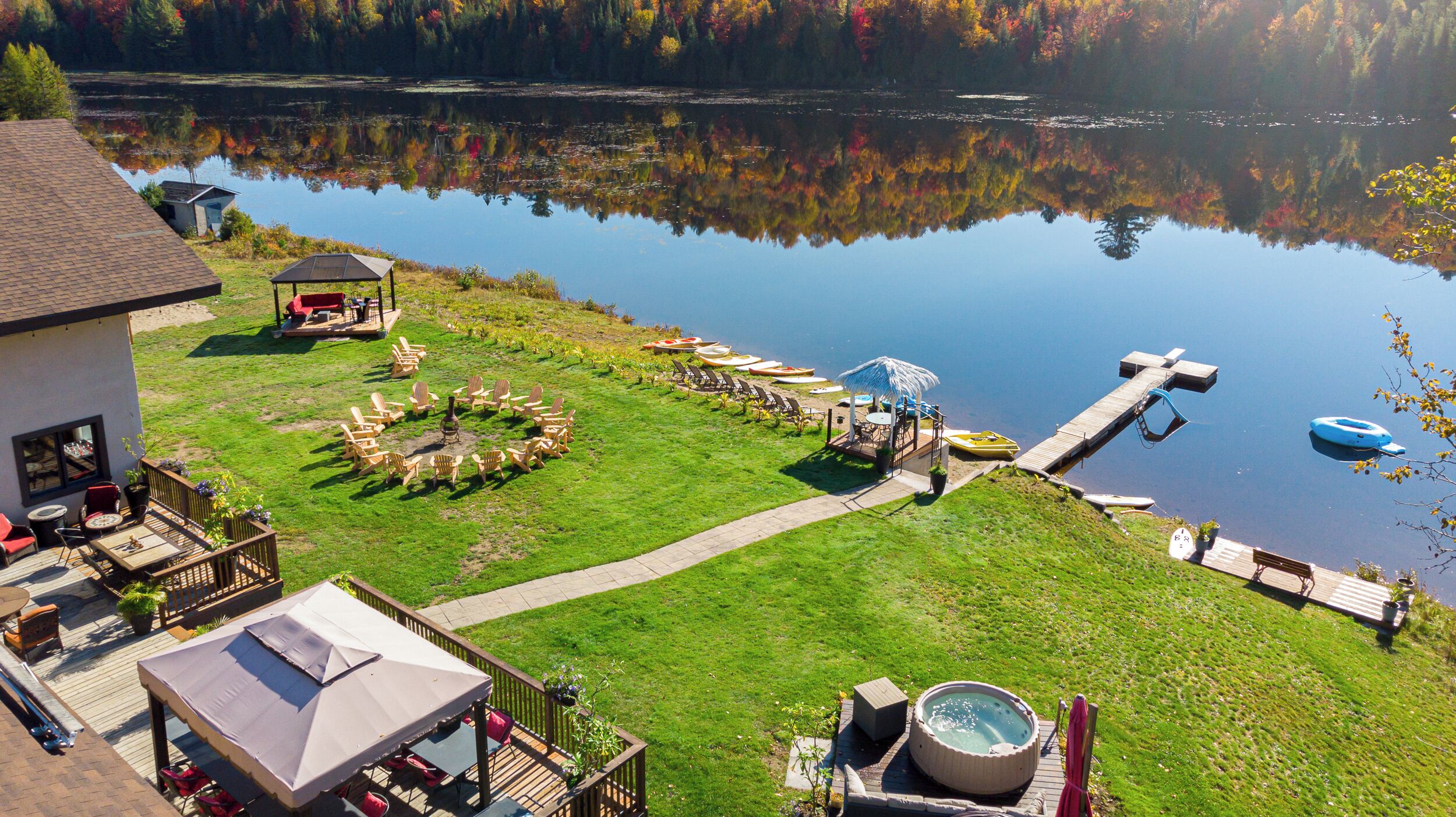 Enceinte de l’hébergement