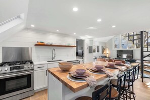 Fridge, microwave, oven, stovetop - Unique Architectural Home, Walk to town and beach! (Provincetown)
