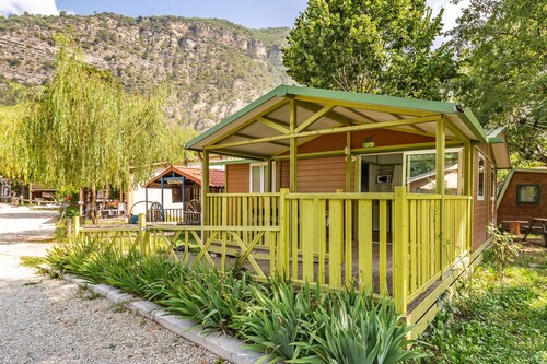 Casa de vacaciones 'Chalet 1 para 6 personas con acceso PMR', terraza privada y Wi-Fi