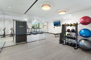Fitness facility - Landing | Modern 1BD, Gym, Clubhouse (Alexandria)