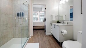 Bathroom - Landing | Stylish 2BD, Courtyard, Gym (Alexandria)