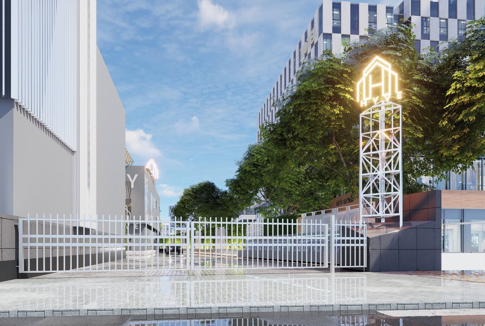 ด้านหน้าที่พัก