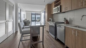 Fridge, dining tables - Landing | Incredible 1BD, Clubhouse, Pool (Washington)