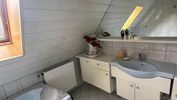 Free toiletries, hair dryer, towels, soap