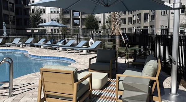 Pool - Landing | Stunning 1BD, Yoga Studio (Kissimmee)