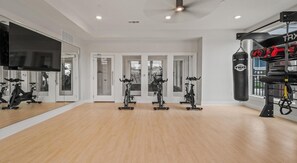 Fitness facility - Landing | Modern 2BD, Pool, Gym (Huntsville)
