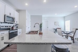 Fridge, dining tables - Landing | Amazing 2BD, Pool (Tice)