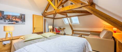 2 chambres, Wi-Fi, literie fournie