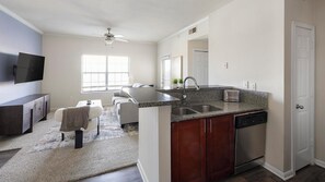 Interior - Landing | Chic 1BD, Gym, Clubhouse (Lewisville)