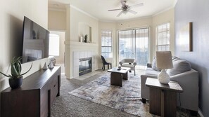 Smart TV - Landing | Chic 1BD, Clubhouse, Gym (Lewisville)