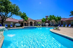 Pool - Landing | Chic 1BD, Clubhouse, Gym (Lewisville)