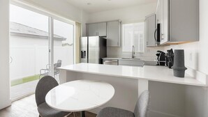 Fridge, dining table - Landing | Stylish 1BD, Gym (Phoenix)