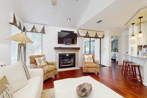 TV, DVD player, offices