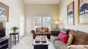 TV, DVD player, stereo, offices