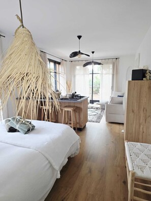 2 chambres, Wi-Fi, literie fournie