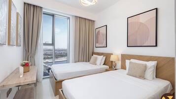 Apartemen Mewah, balkon, pemandangan kanal | Setrika/meja setrika dan tempat tidur bayi (biaya tambahan)