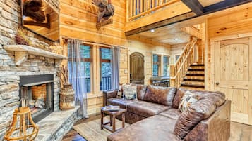 TV, fireplace, DVD player, offices