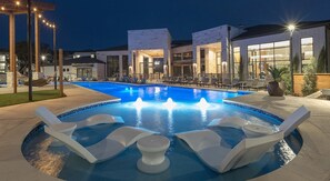 Pool - Landing | Stylish 1BD, Gym (San Antonio)