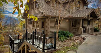 Luxe Cabin, Sleep 6, Hot Tub, Fireplace, Views