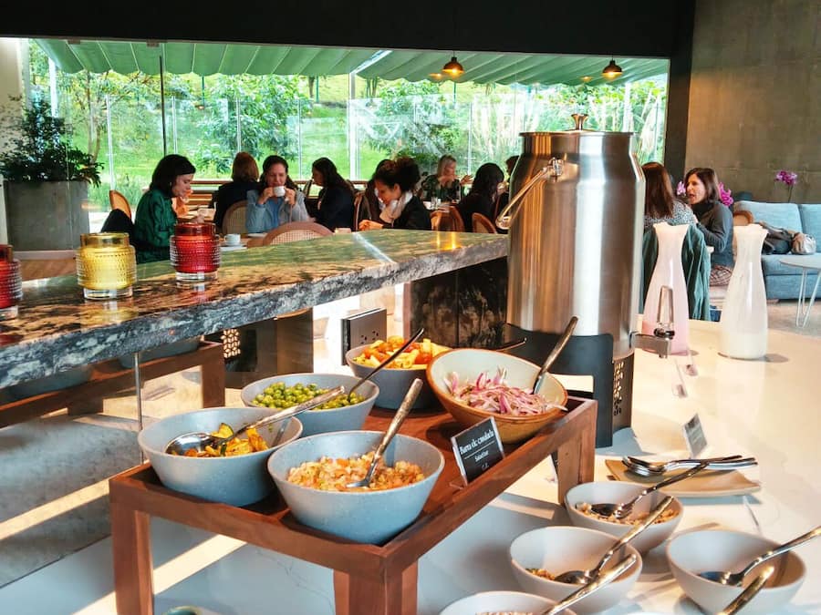 Free daily buffet breakfast