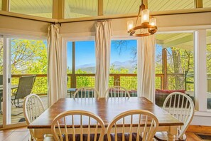 Dining - Chalet Village Cabin, Sleeps 9, Mtn View, 360 Deck (Gatlinburg)