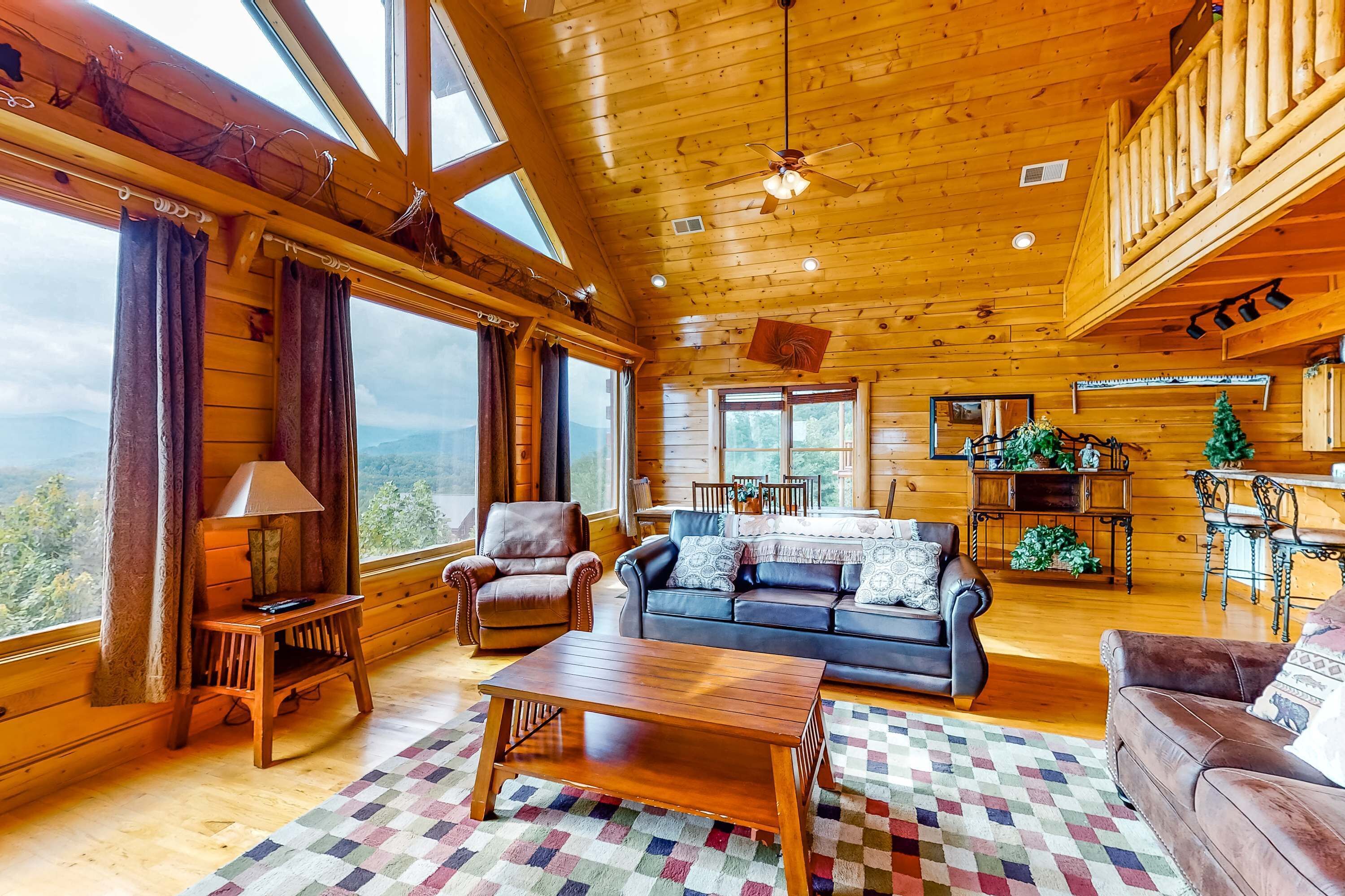 TV, fireplace, video games, DVD player