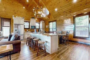 Interior - Luxe Mtn View Cabin, Sleep 8, Hot Tub, Games, Theater (Sevierville)