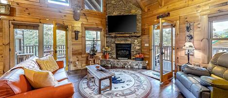 TV, DVD player, table football, offices