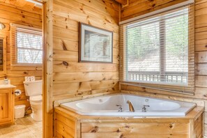 Shower, hair dryer, towels - Dog Friendly Cabin, Sleeps 4, Gorgeous View, Hot Tub (Pigeon Forge)