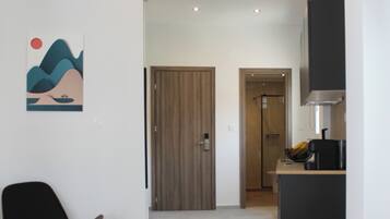 Junior Suite with Balcony | Blackout drapes, soundproofing, iron/ironing board, free WiFi