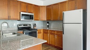 Fridge, dining tables - Landing | Incredible 2BD, Gym, Clubhouse (Hillsborough)