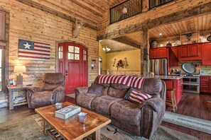 TV, fireplace, DVD player, offices