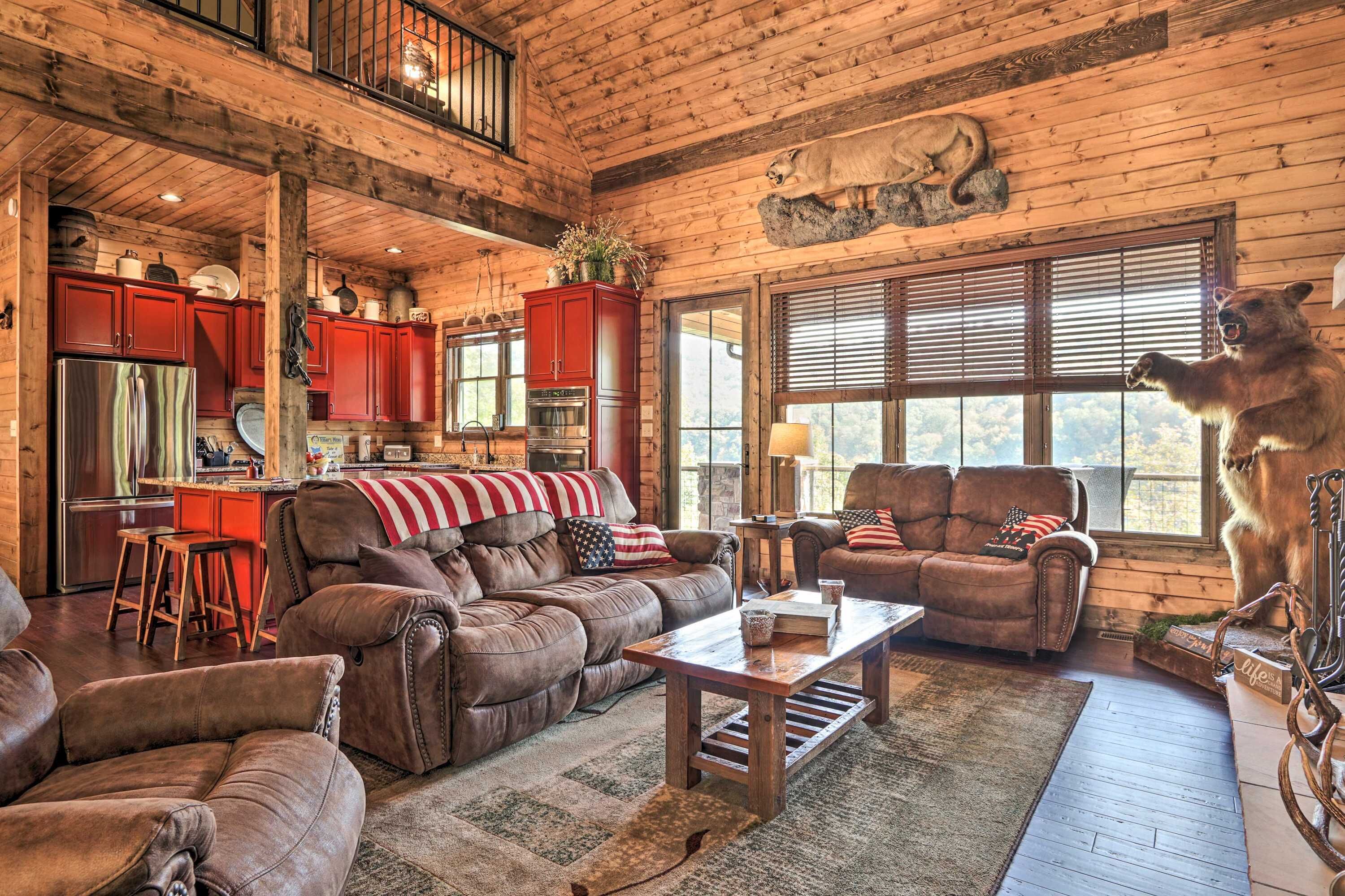 TV, fireplace, DVD player, offices