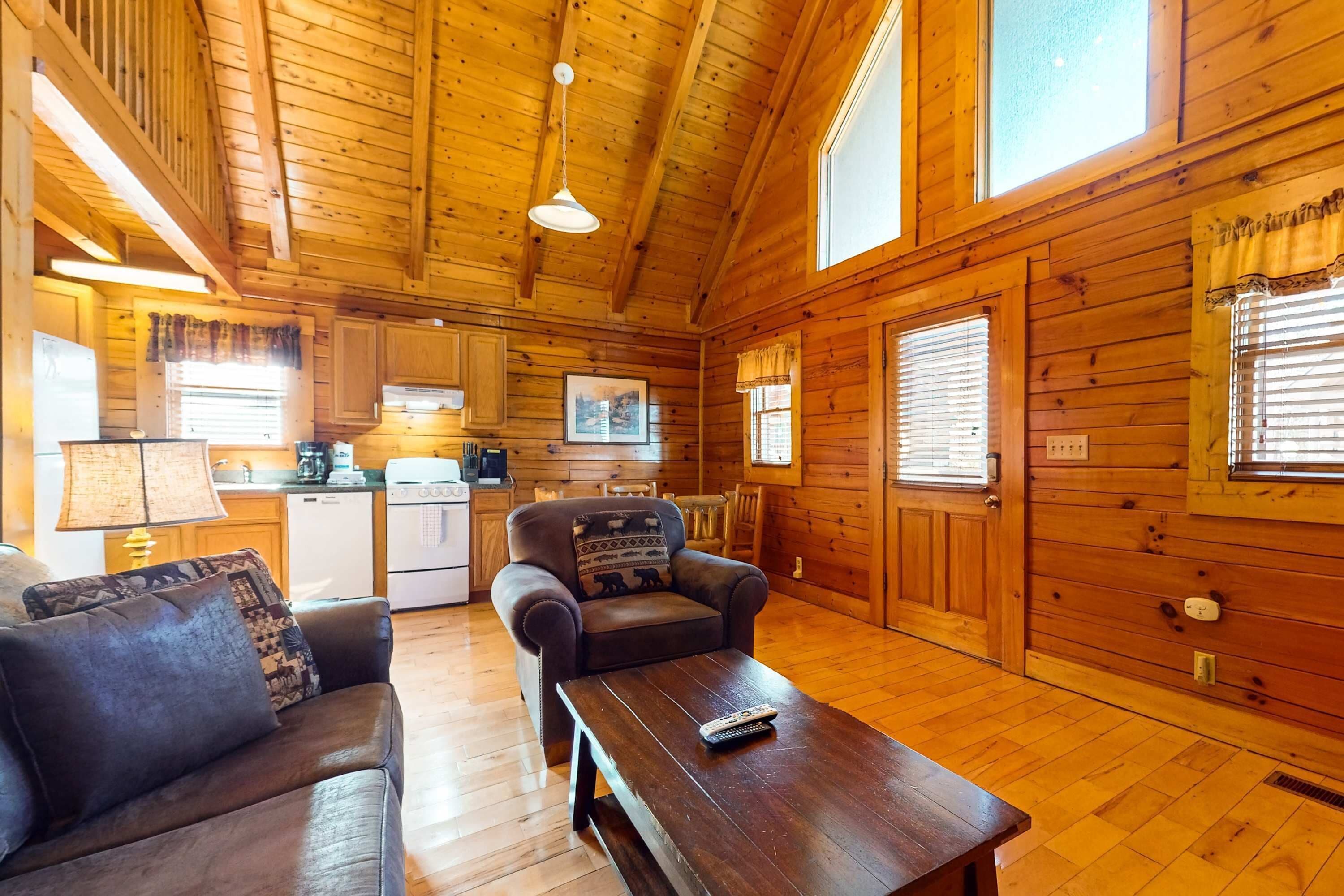 TV, fireplace, offices