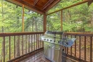 Property grounds - Cozy Log Cabin, Sleeps 4, Hot Tub, Grill, Game Room (Pigeon Forge)