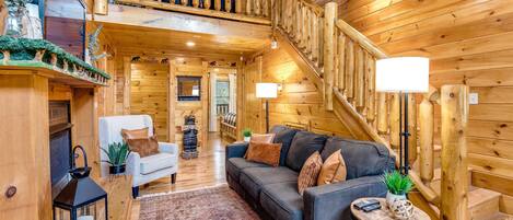 TV, lareira, videogames, DVD player