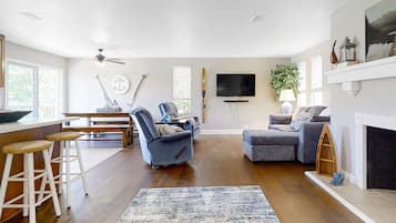 TV, DVD player, offices