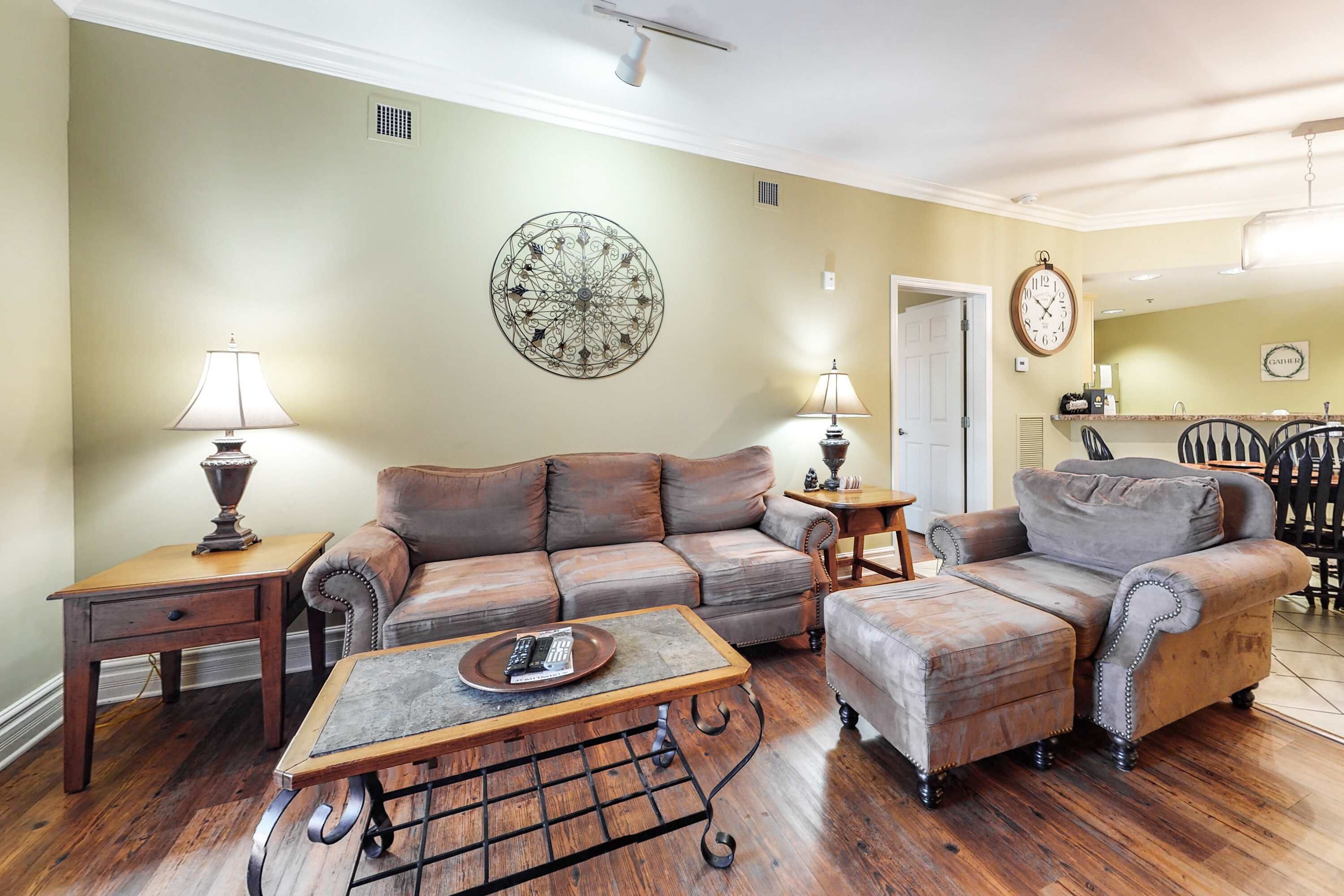 TV, fireplace, video games, DVD player