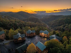 Exterior - Large Group Cabin for 60, Two Hot Tubs , Theater and Game Room, Resort Pool (Pigeon Forge)