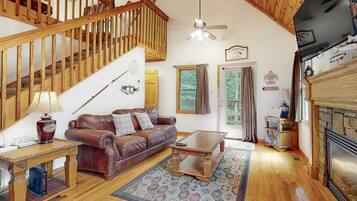 TV, fireplace, DVD player, offices