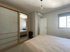 Iron/ironing board, WiFi, bed sheets - Cozy apartment in Ingleses, Florianópolis. Condominium with swimming pool; (Florianópolis)