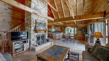 TV, fireplace, DVD player, offices