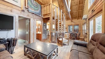 Télévision, lecteur de DVD, espaces bureaux