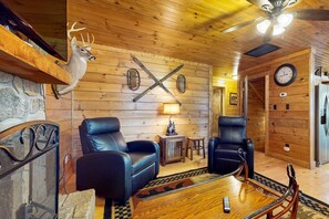 Interior - Cozy Wooded Cabin, Game Room, Hot Tub, Large Deck (Gatlinburg)