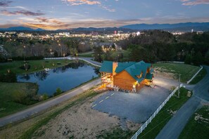 Exterior - Spacious Cabin, Sleep 22, Hot Tub, Game, Theatre, View (Pigeon Forge)
