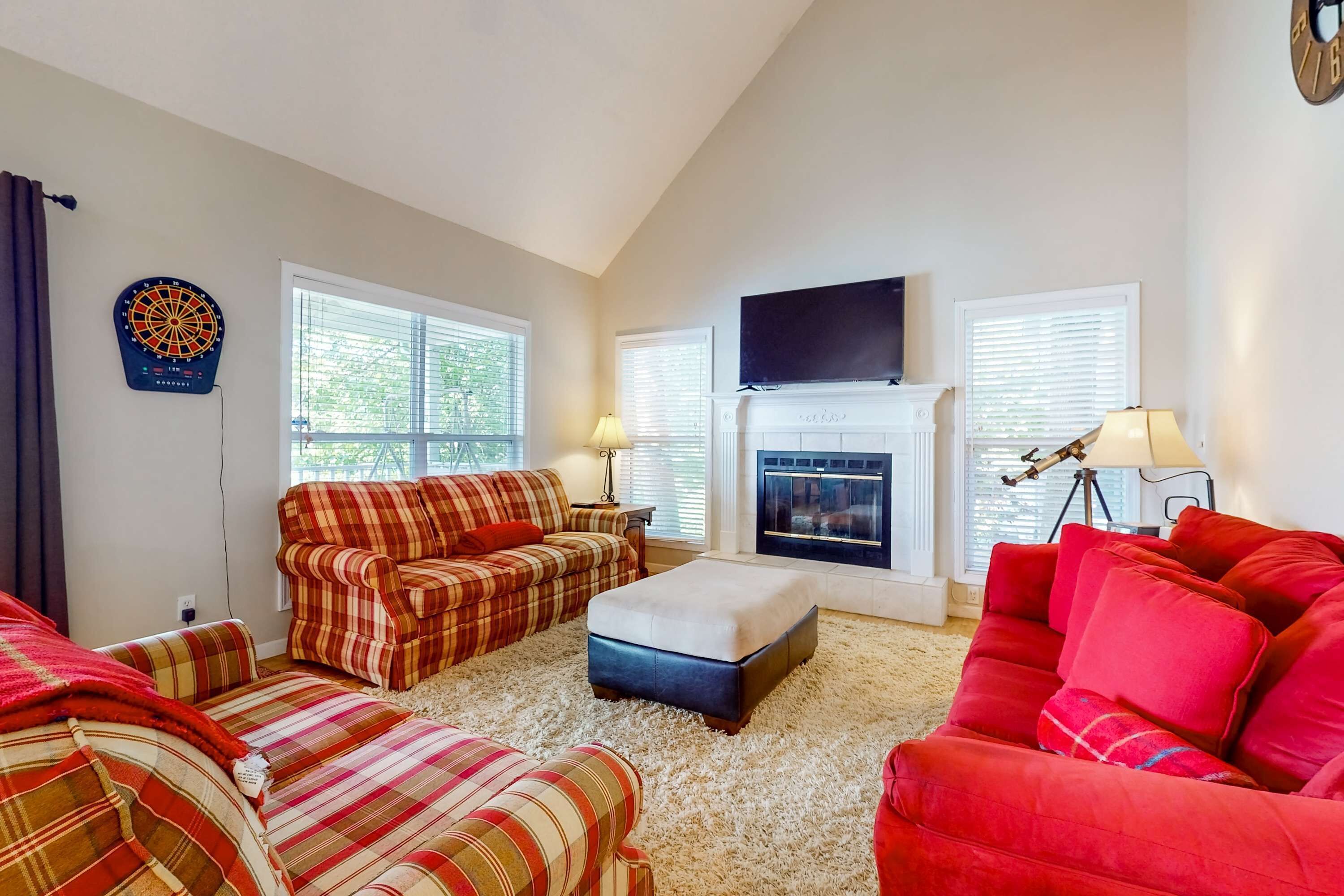 Televisión, reproductor de DVD, estéreo y oficina 