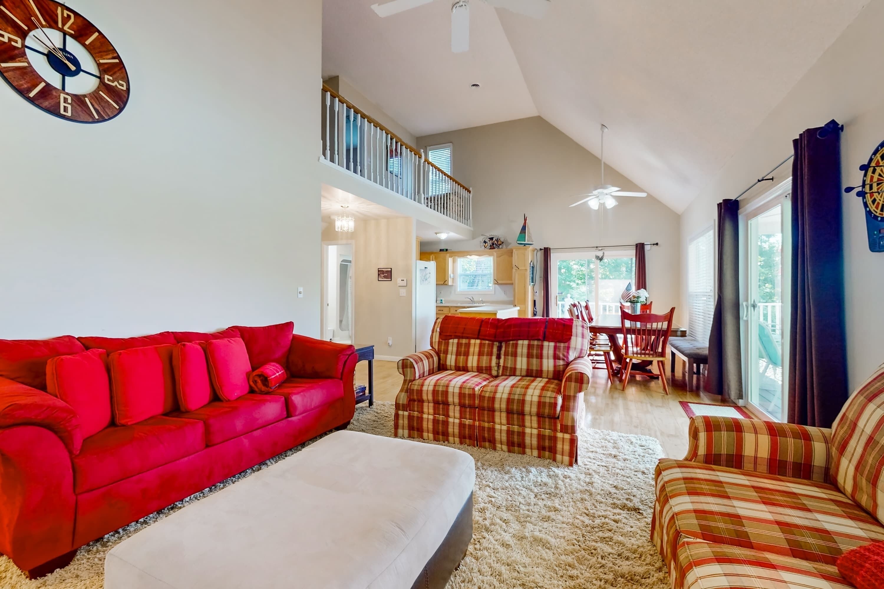 TV, DVD player, stereo, offices