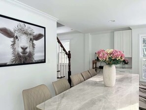 Dining - Spacious Retreat with Game Room and Fire Pit (Norwalk)