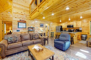 Fernseher, Kamin, Arbeitsbereiche